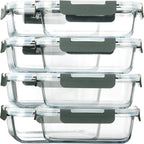 30 oz Glass Meal Prep Containers