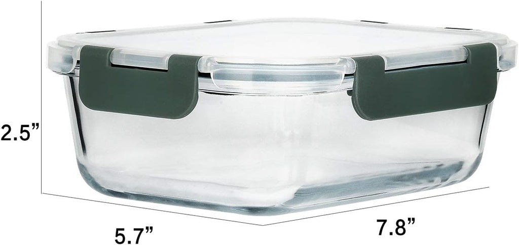 30 oz Glass Meal Prep Containers
