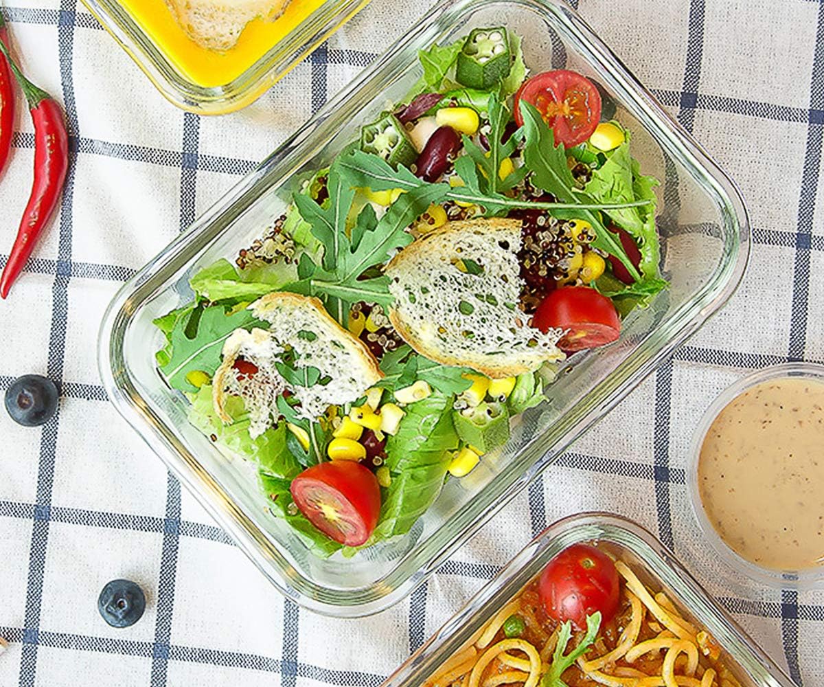 30 oz Glass Meal Prep Containers