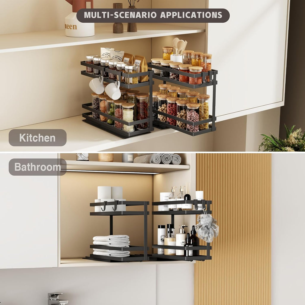 Pull Out Spice Rack Organizer