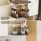 Pull Out Spice Rack Organizer