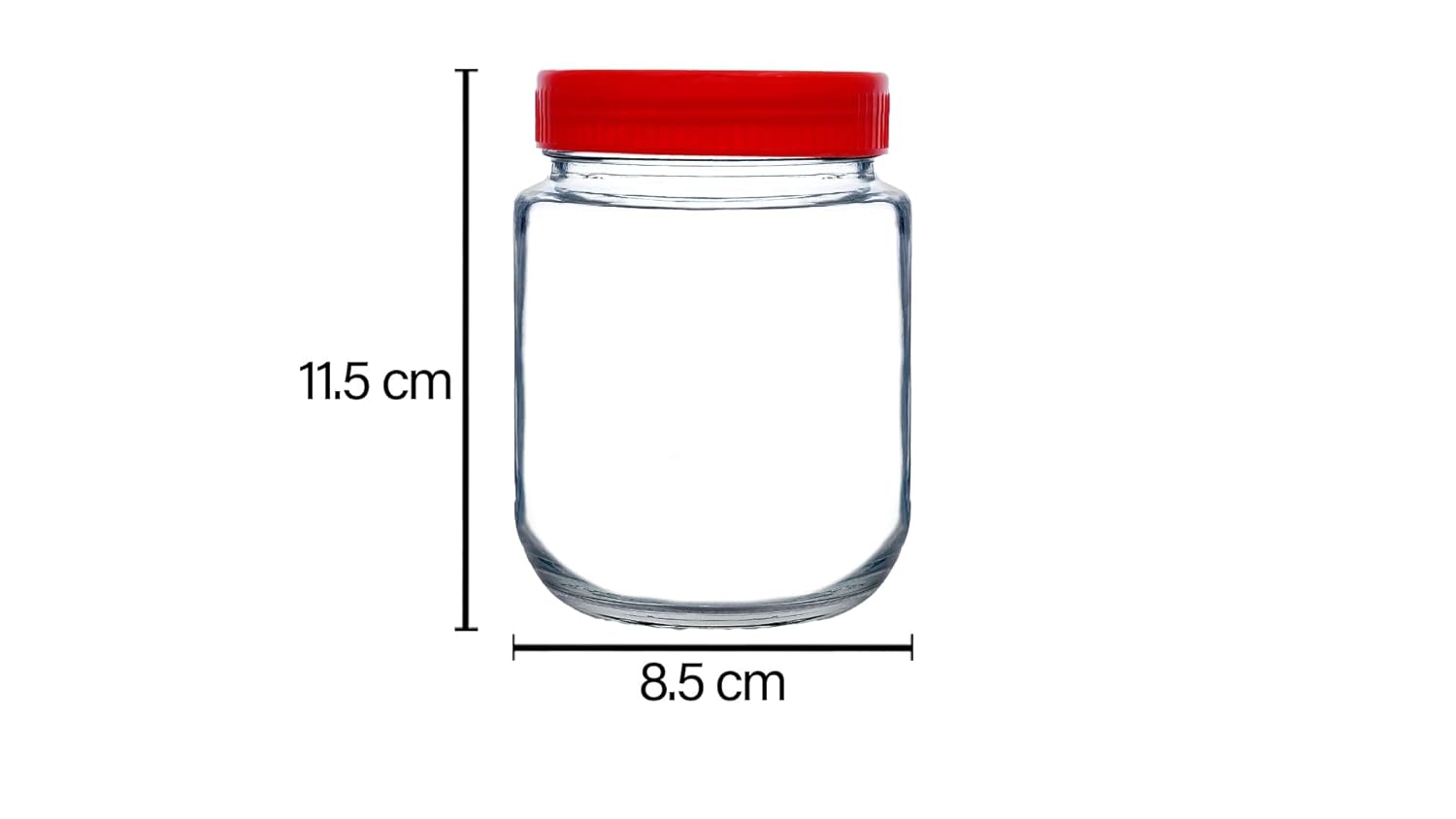 Glass Storage Jars Set of 12