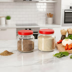 Glass Storage Jars Set of 12