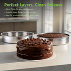 9 Inch Stainless Steel Cake Pan Set