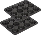 12 Cups Muffin Pan Set