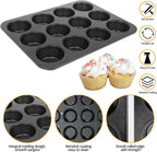 12 Cups Muffin Pan Set