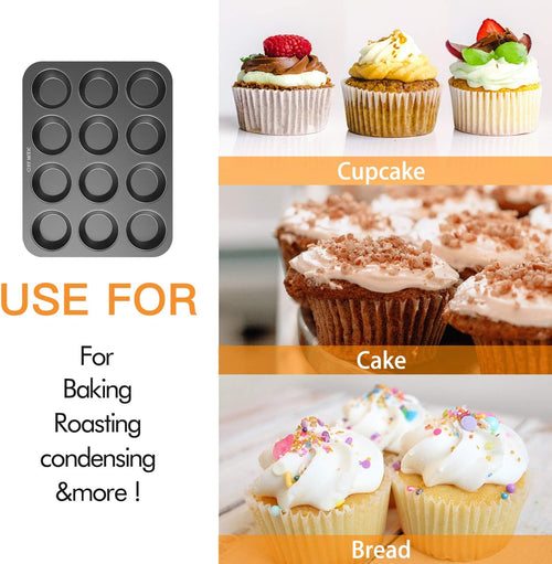 12 Cups Muffin Pan Set