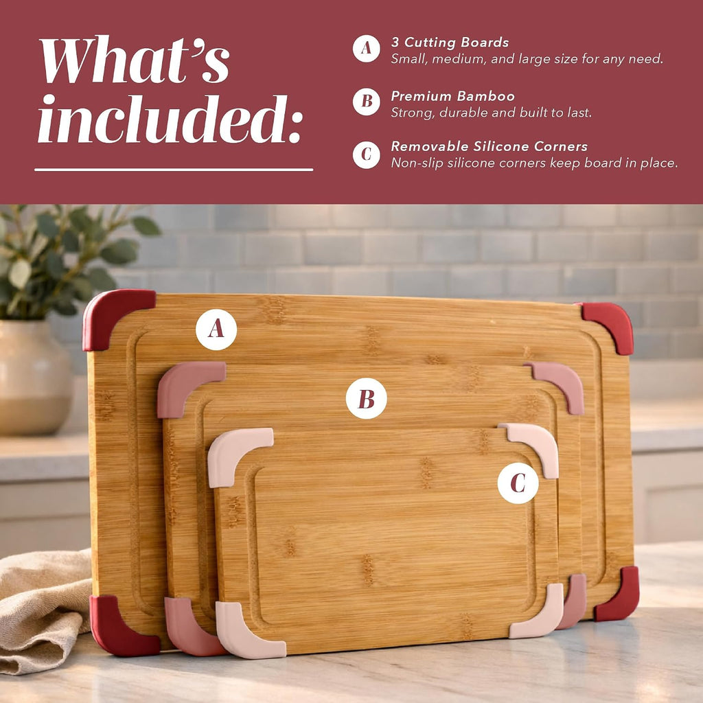 Non-Slip Cutting Board Set