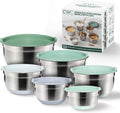 Stainless Steel Mixing Bowls Set with Lids