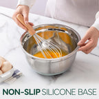 Stainless Steel Mixing Bowls Set with Lids