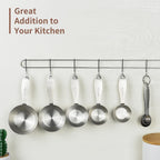 Stainless Steel Measuring Cups and Spoons Set