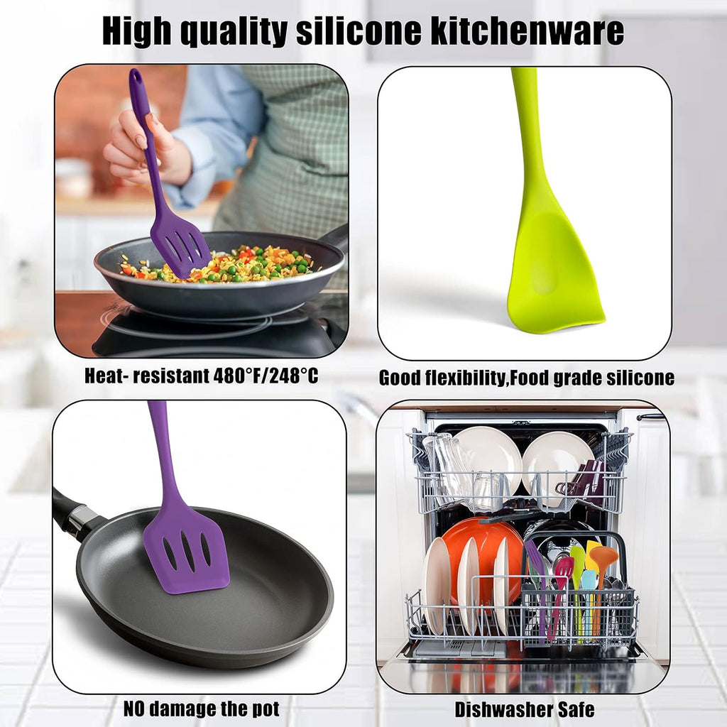 Kitchen Silicone Utensil Set