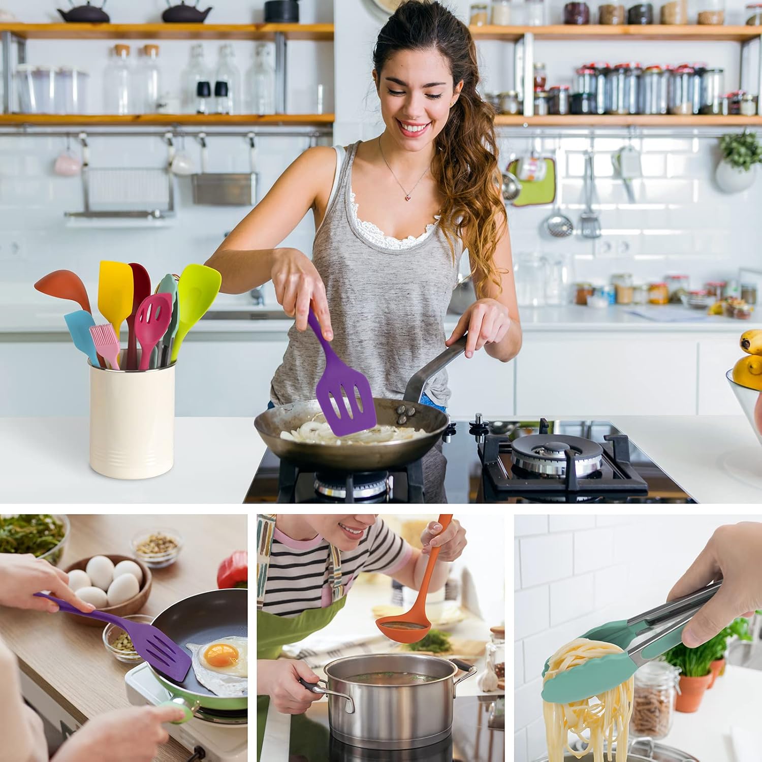 Kitchen Silicone Utensil Set
